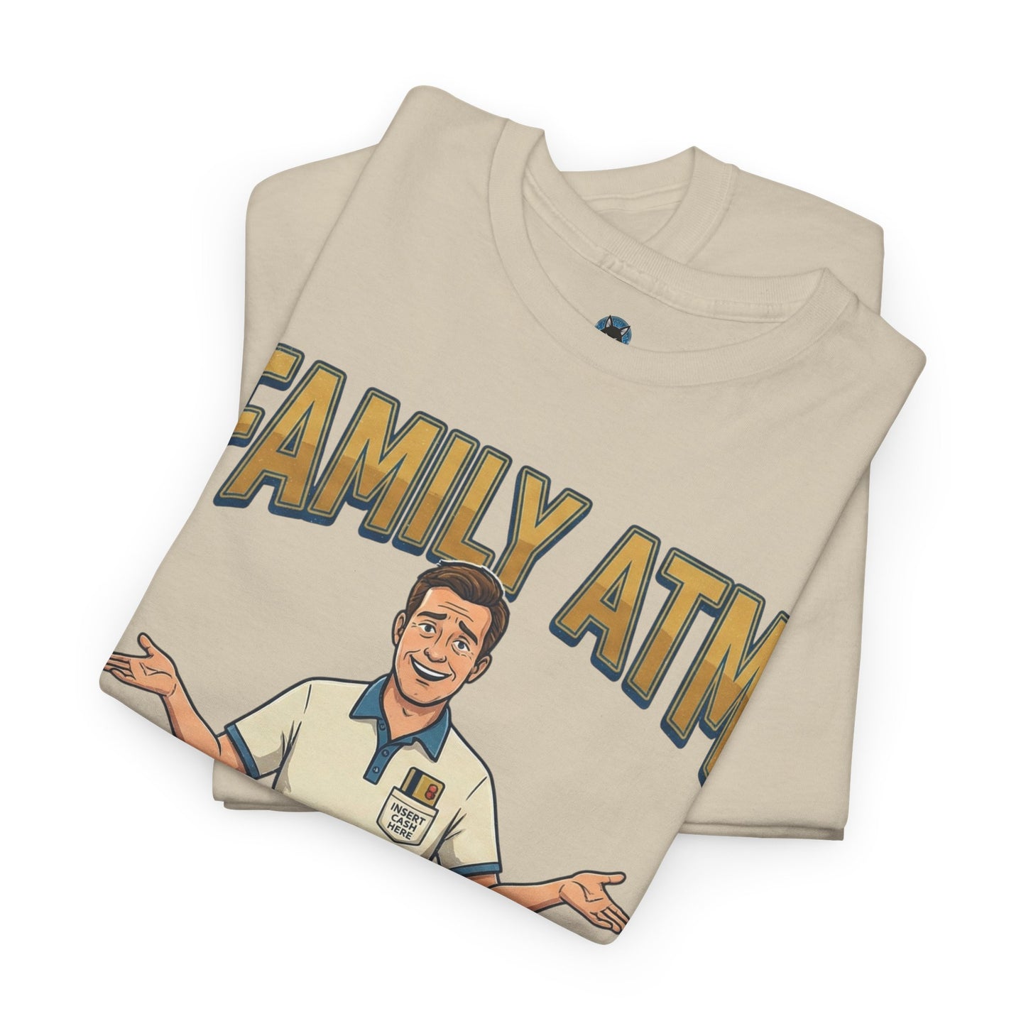 Family ATM Funny Dad Shirt, Father's Day Gift, Husband Birthday Idea, Dad Bank Tee, Humor Top For Men