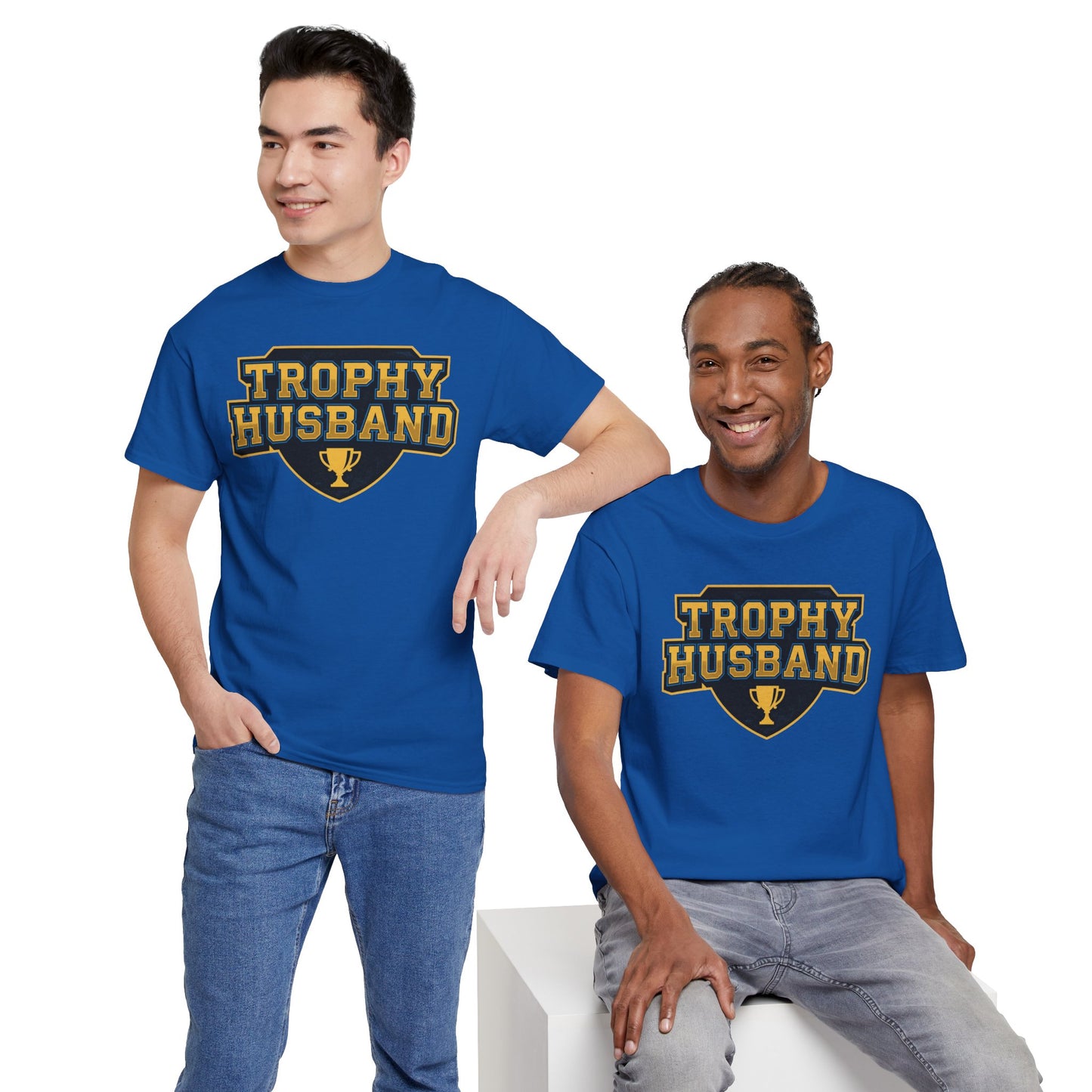 Trophy Husband Shirt - Funny Anniversary Gift For Him - Mens Graphic Tee - Novelty Gag Present - Gift For Hubby