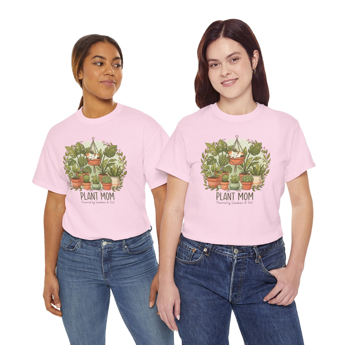 Plant Mom T-Shirt | Potted Plants Illustration, Houseplant Lover Tee