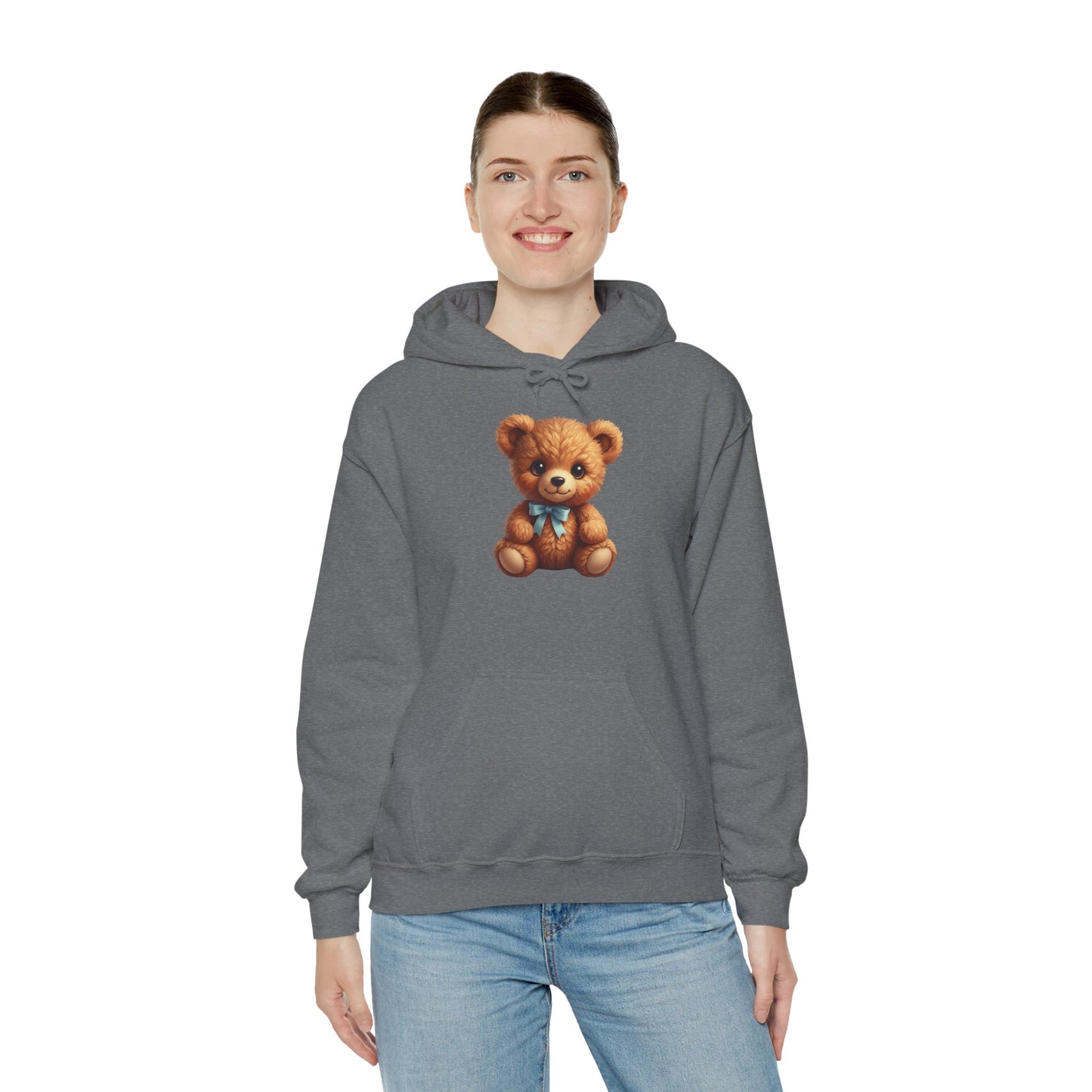 Teddy Bear Hoodie Sweatshirt - Cozy Unisex Heavy Blend™