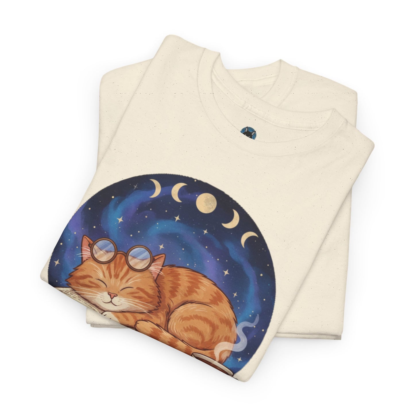 Sleeping Orange Cat shirt | My Weekends Are Booked, moon phases, cozy cat tee