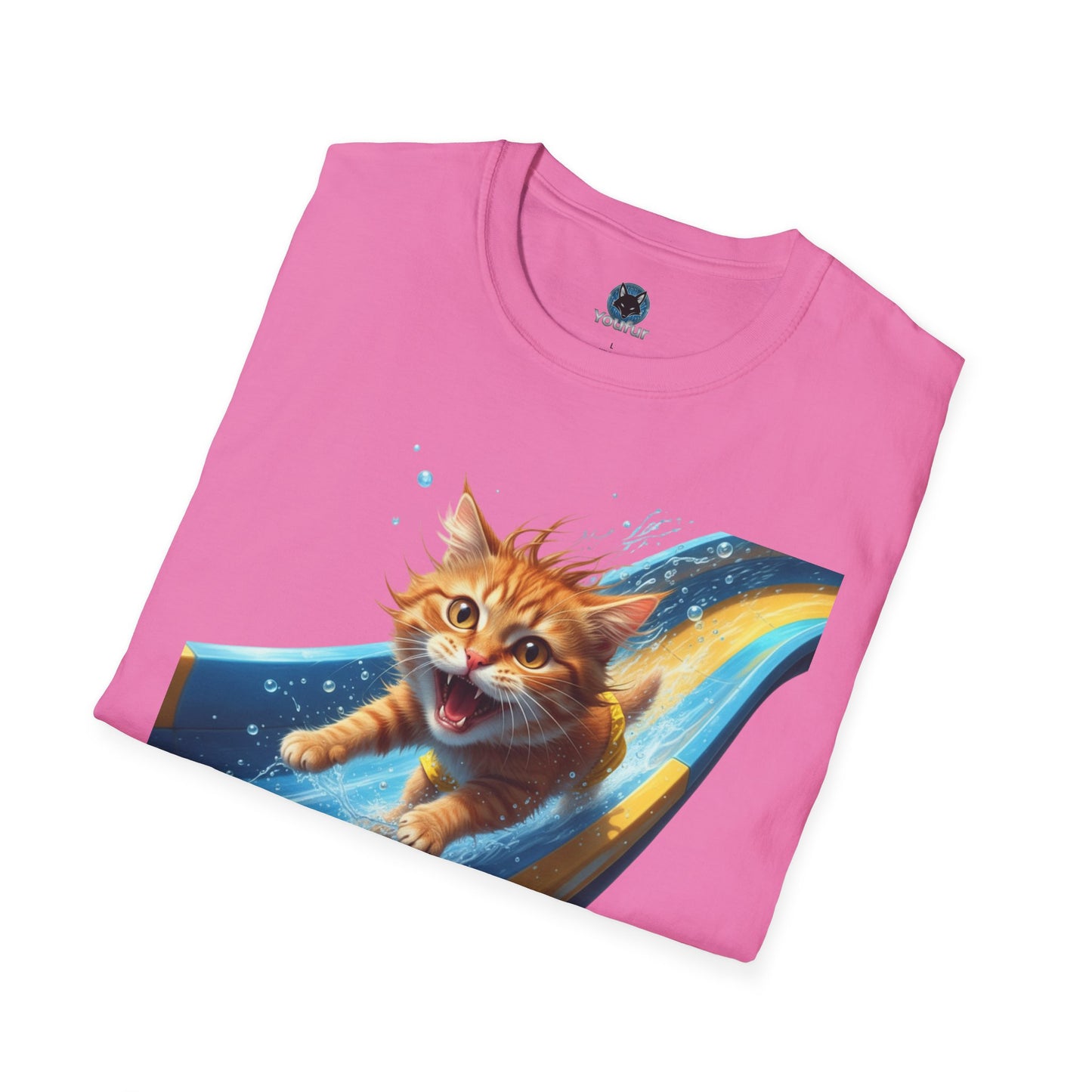 Cat Water Slide T-Shirt