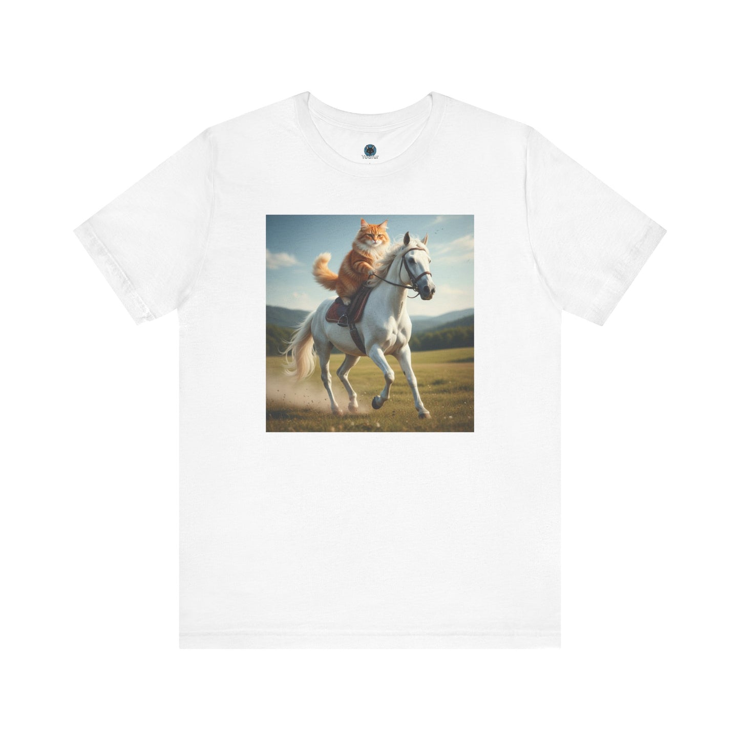 Cat Riding Horse T-Shirt