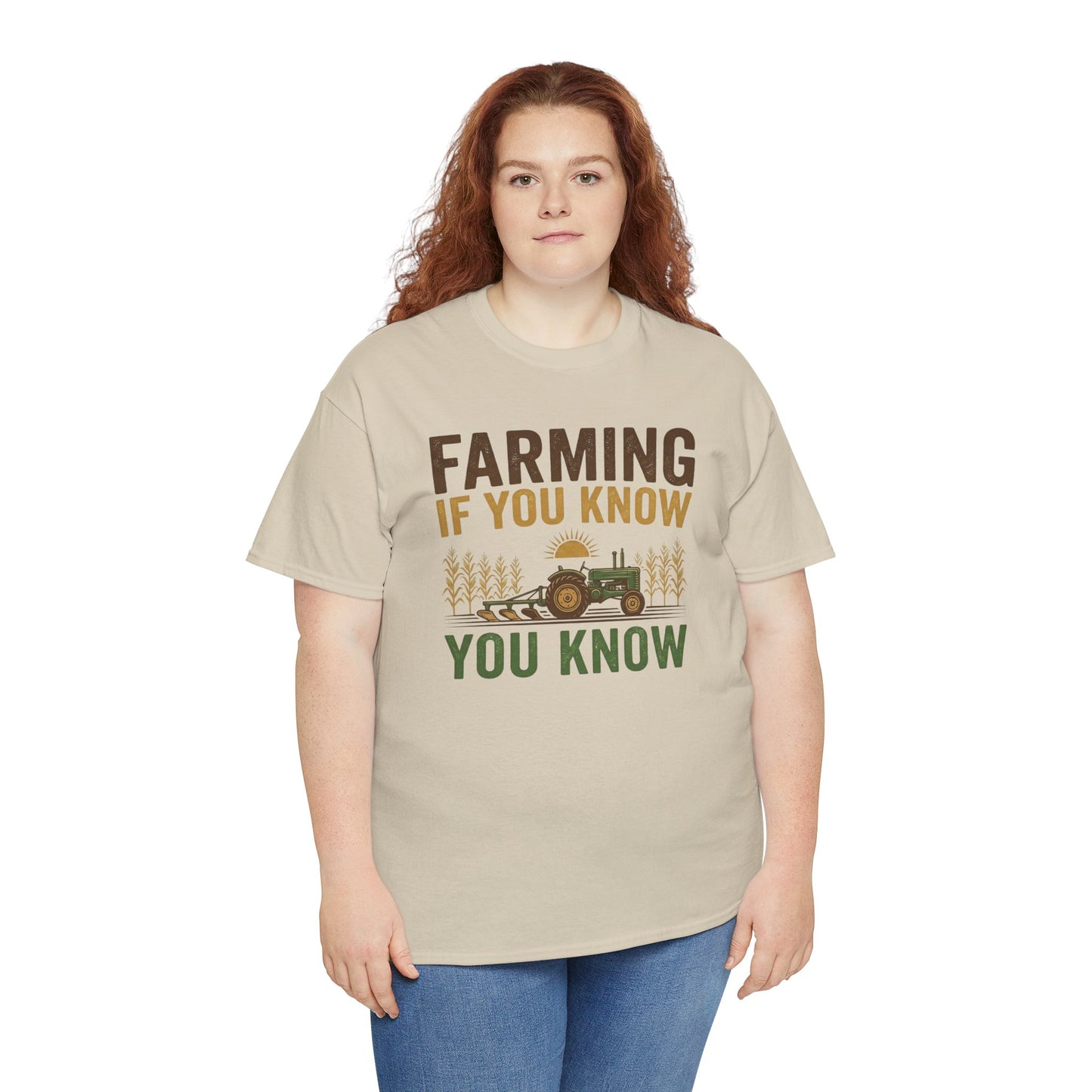 Farming If You Know you Know | Vintage Tractor Shirt | Rustic Farm Life | Agriculture Lovers Graphic Tee | Country Style Farmhouse Clothing