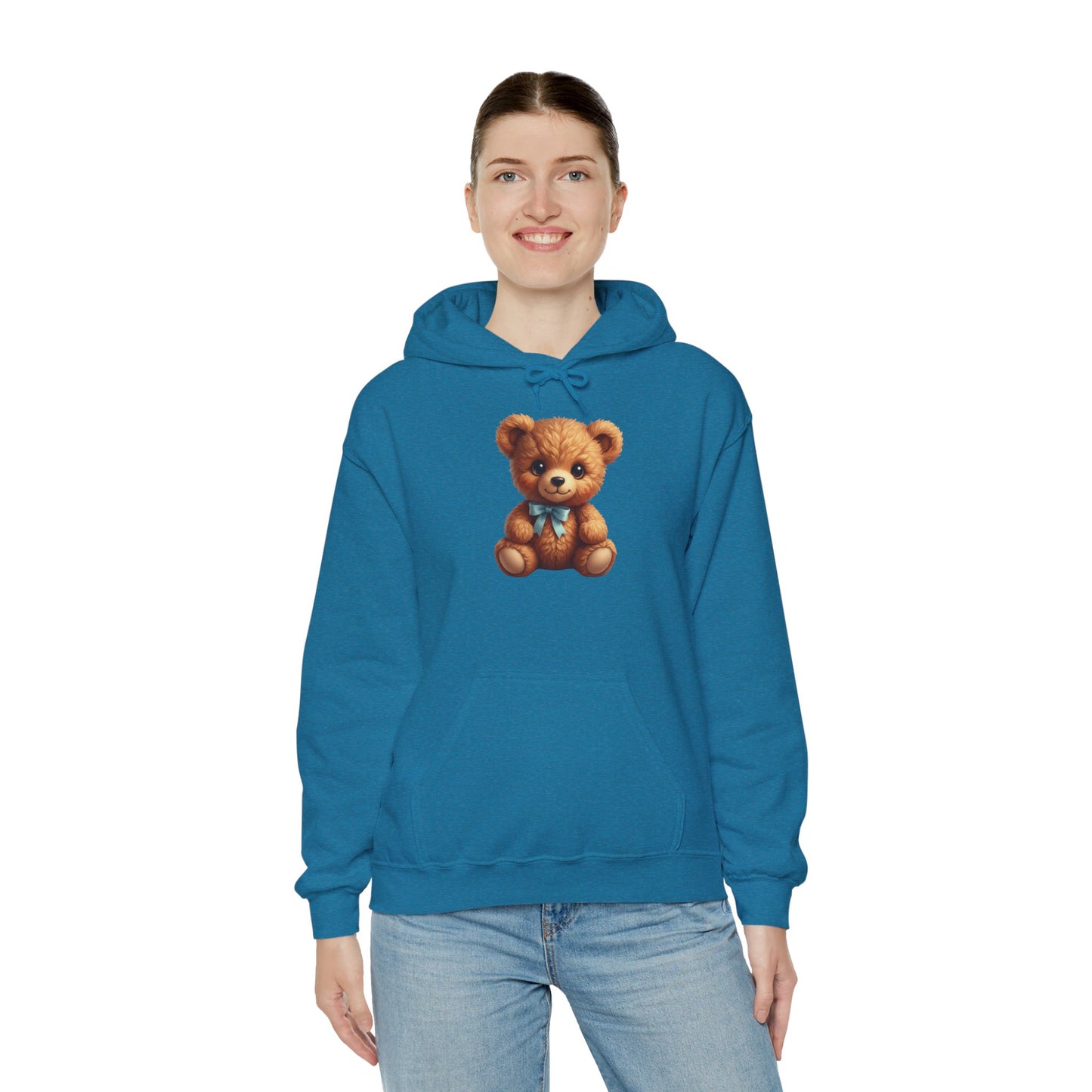 Teddy Bear Hoodie Sweatshirt - Cozy Unisex Heavy Blend™