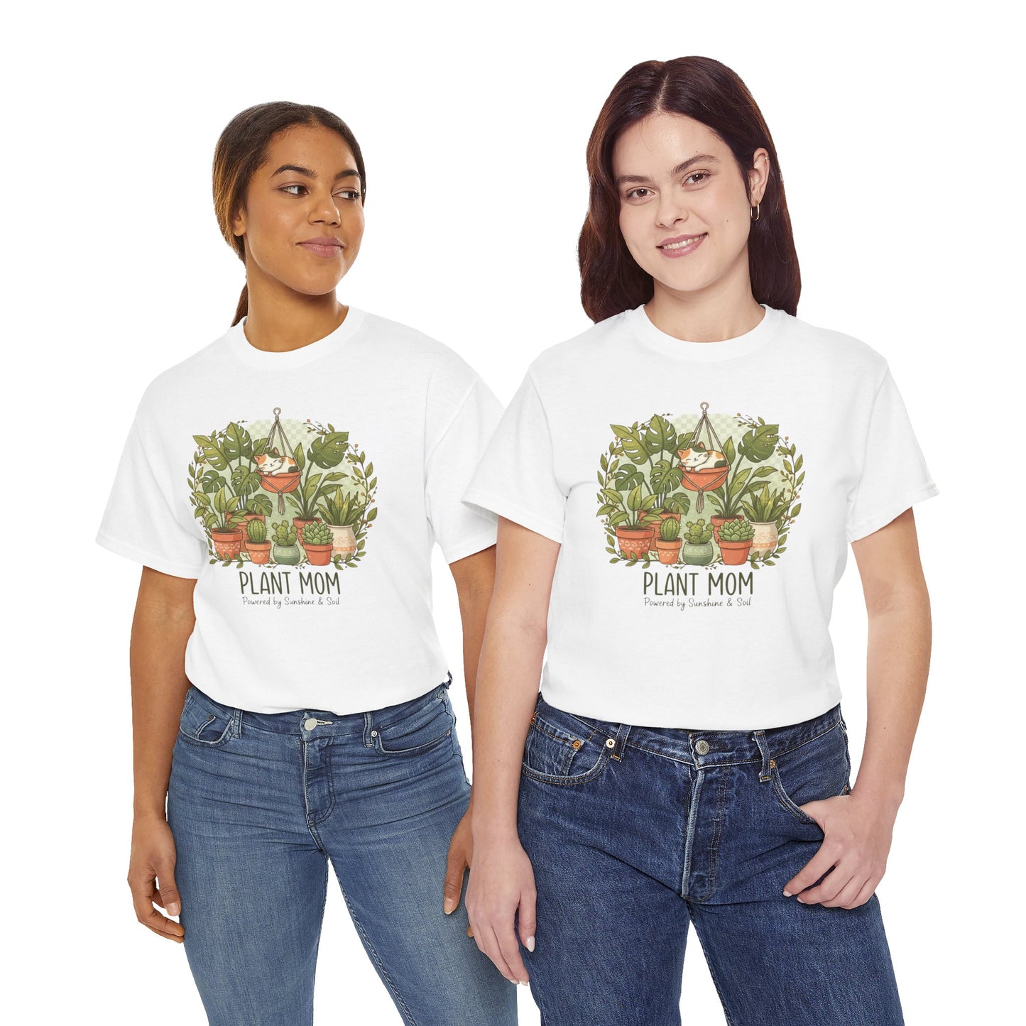 Plant Mom T-Shirt | Potted Plants Illustration, Houseplant Lover Tee