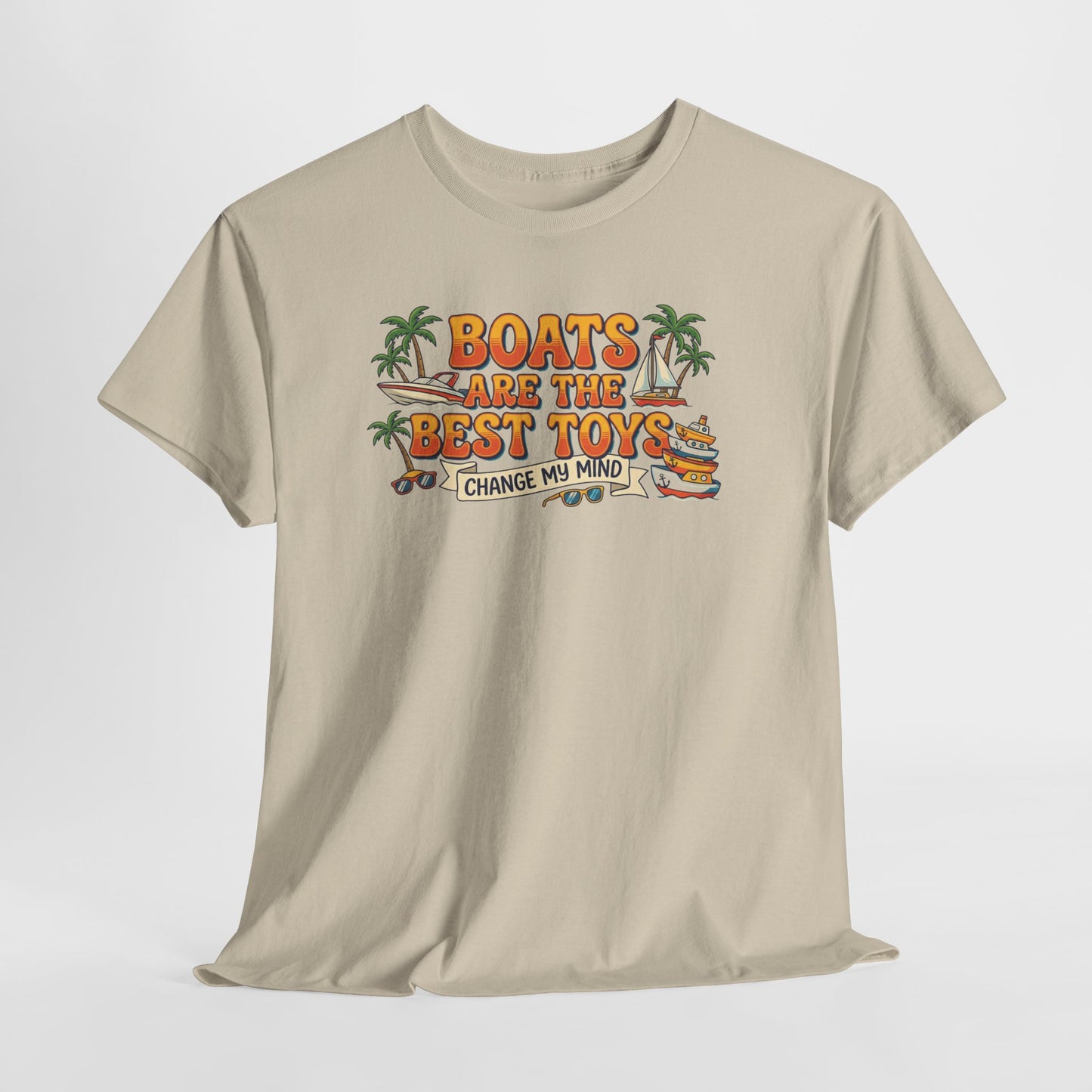 Boats Are The Best Toys Shirt - Funny Captain Gift - Summer Lake Life Tee - Nautical Boating Apparel - Vacation Top Nautical