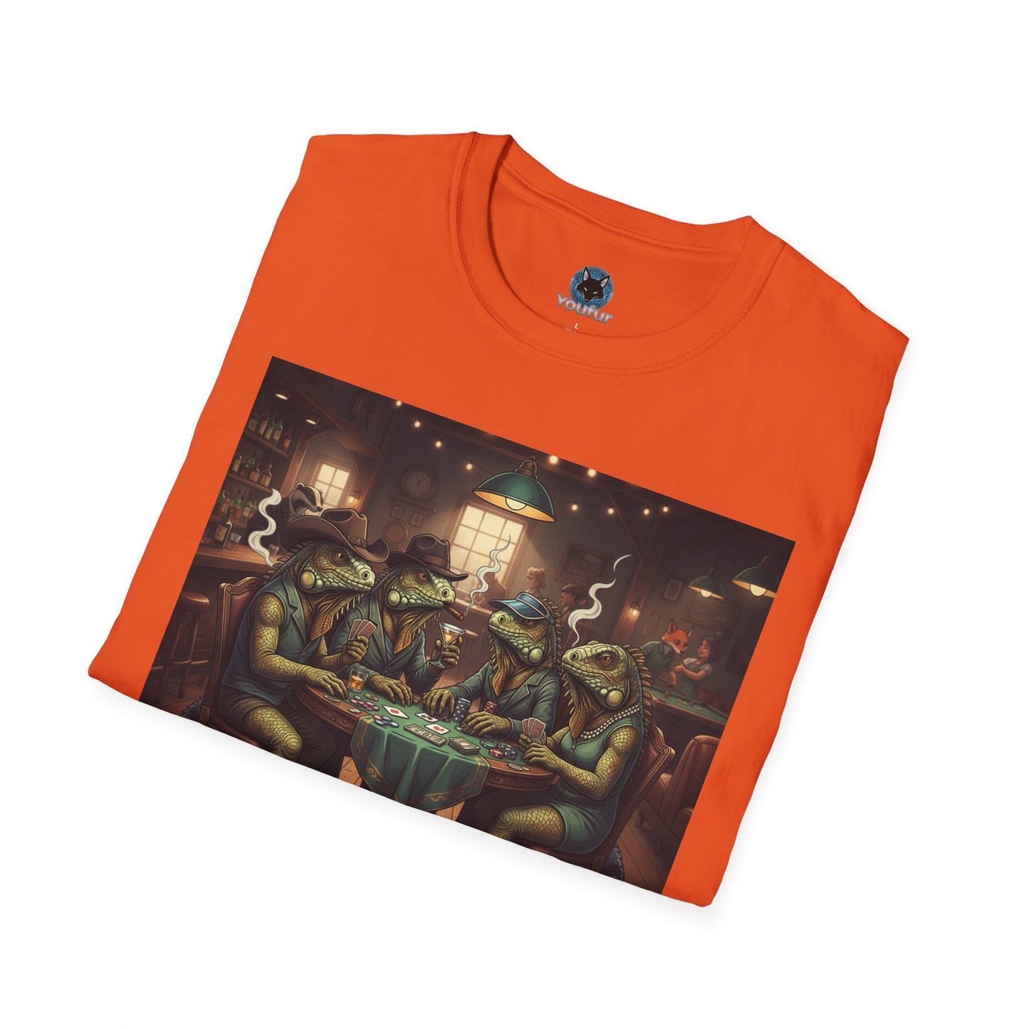 Lizards Playing Cards T-Shirt