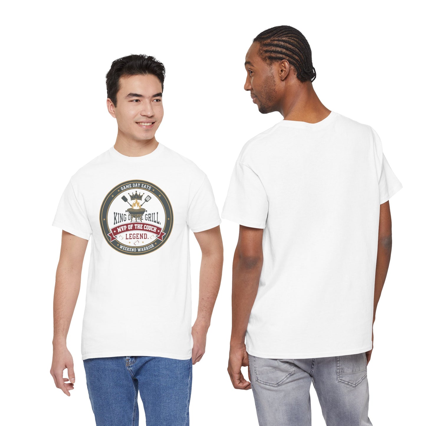 King of the Grill MVP of the Couch Shirt- Funny Dad- BBQ Gift- Weekend Warrior Legend Tee- Fathers Day
