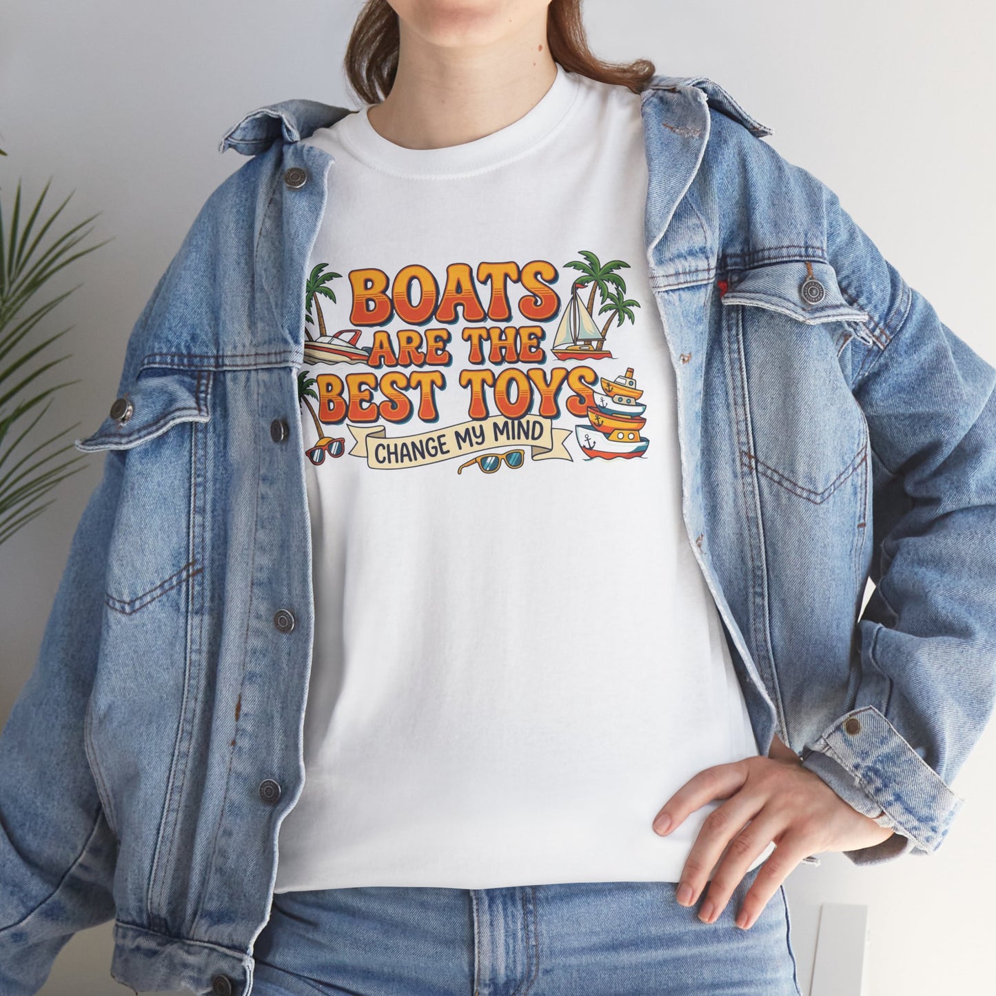Boats Are The Best Toys Shirt - Funny Captain Gift - Summer Lake Life Tee - Nautical Boating Apparel - Vacation Top Nautical