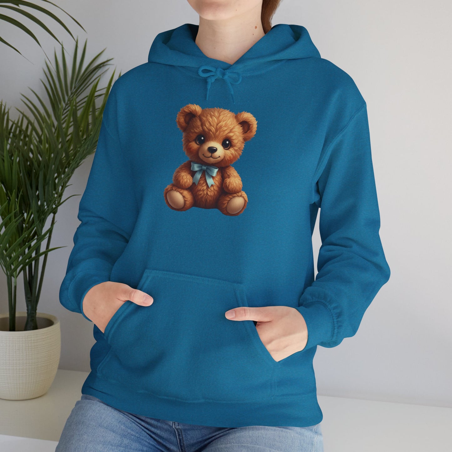 Teddy Bear Hoodie Sweatshirt - Cozy Unisex Heavy Blend™