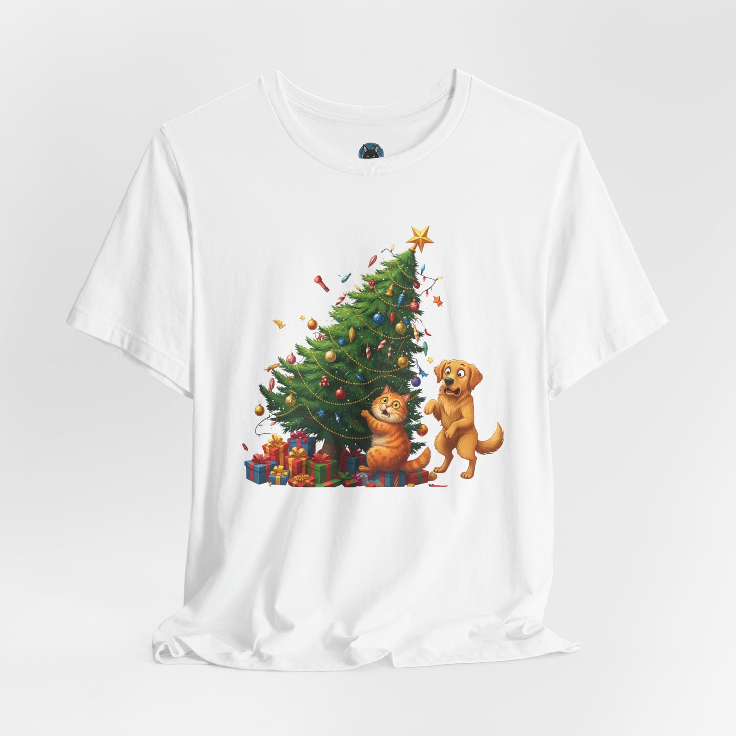 Christmas Cat Unisex T-Shirt