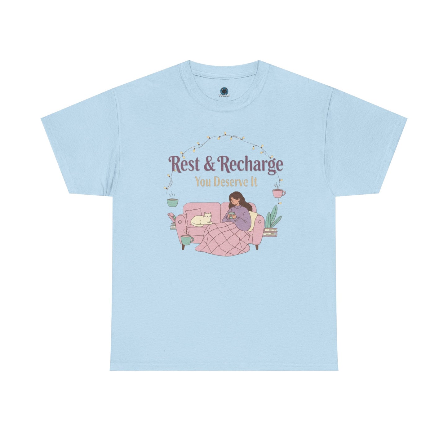 Rest & Recharge Unisex Tee Shirt - Relaxation & Comfort Apparel