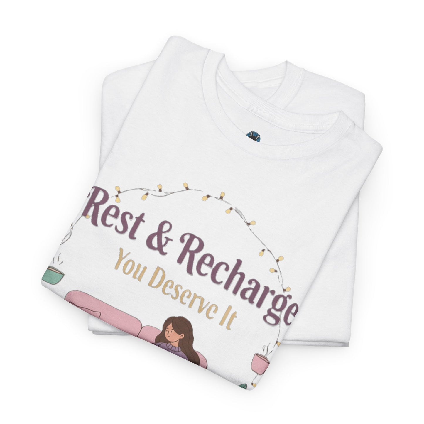 Rest & Recharge Unisex Tee Shirt - Relaxation & Comfort Apparel