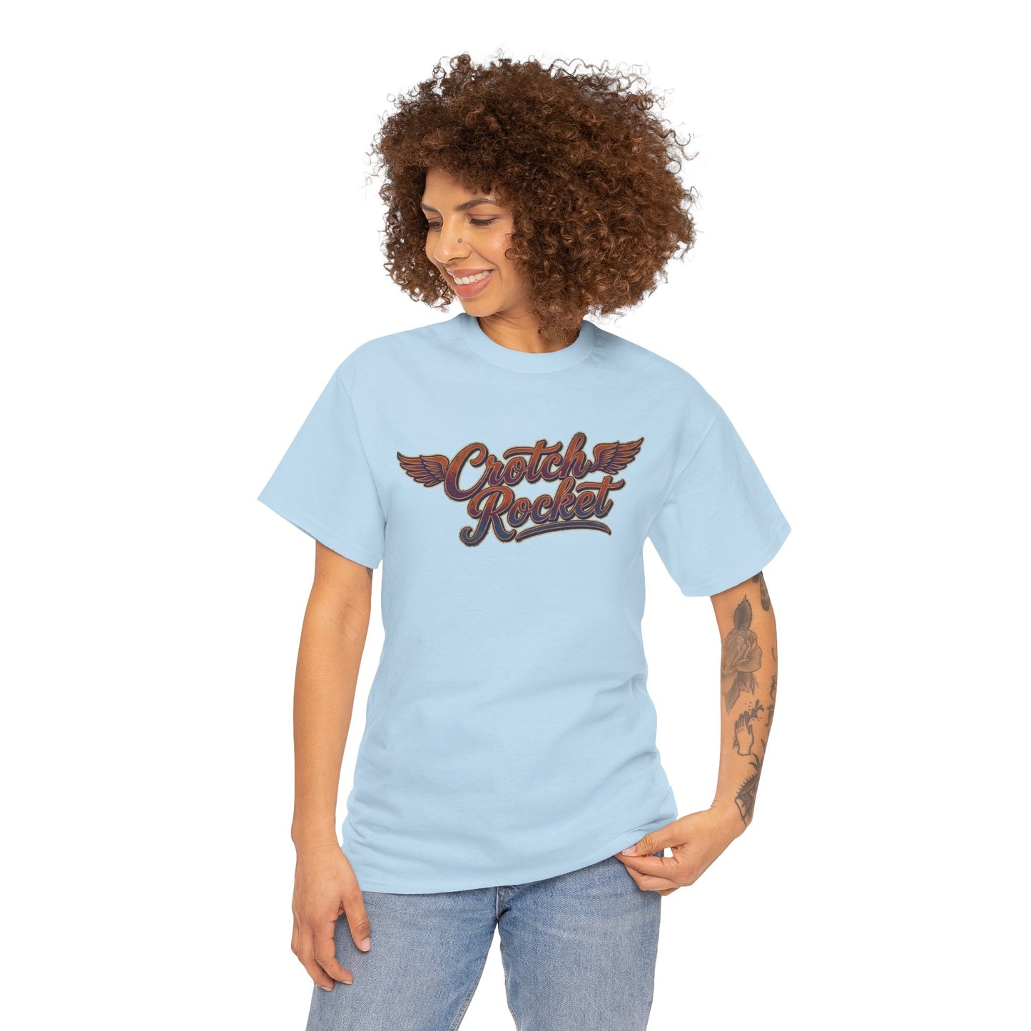 Crotch Rocket Shirt, Retro Motorcycle Tee, Funny Biker Gift, Sport Bike Apparel, Vintage Racing Top