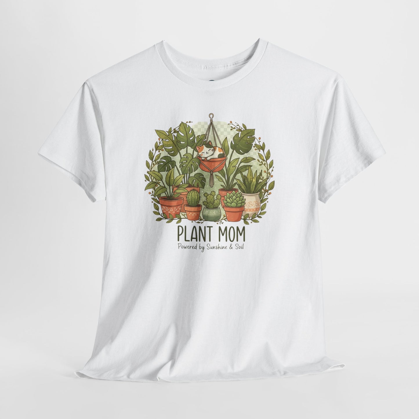 Plant Mom T-Shirt | Potted Plants Illustration, Houseplant Lover Tee