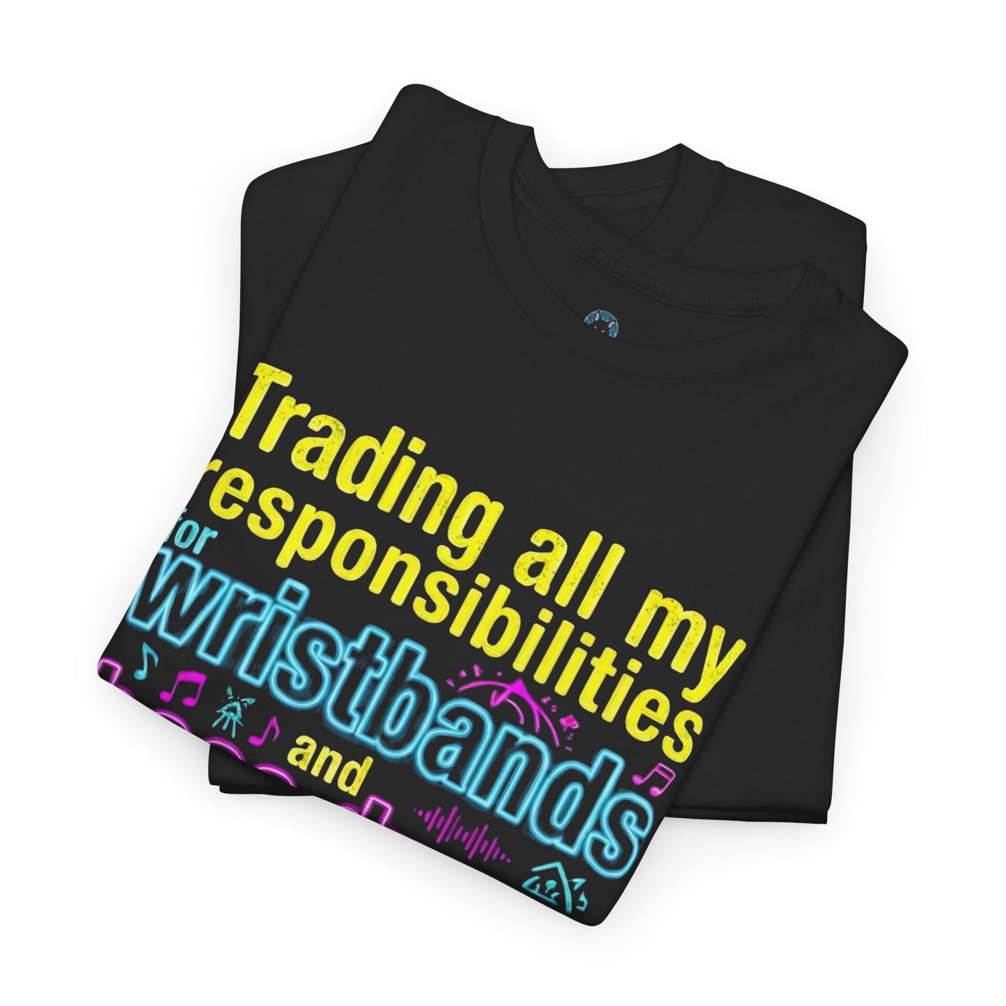 Reality Is Overrated graphic T-Shirt - Funny EDM Rave Shirt- Bass Head - Festival Gear- Dubstep Lover Gift - Neon Concert Party Tee