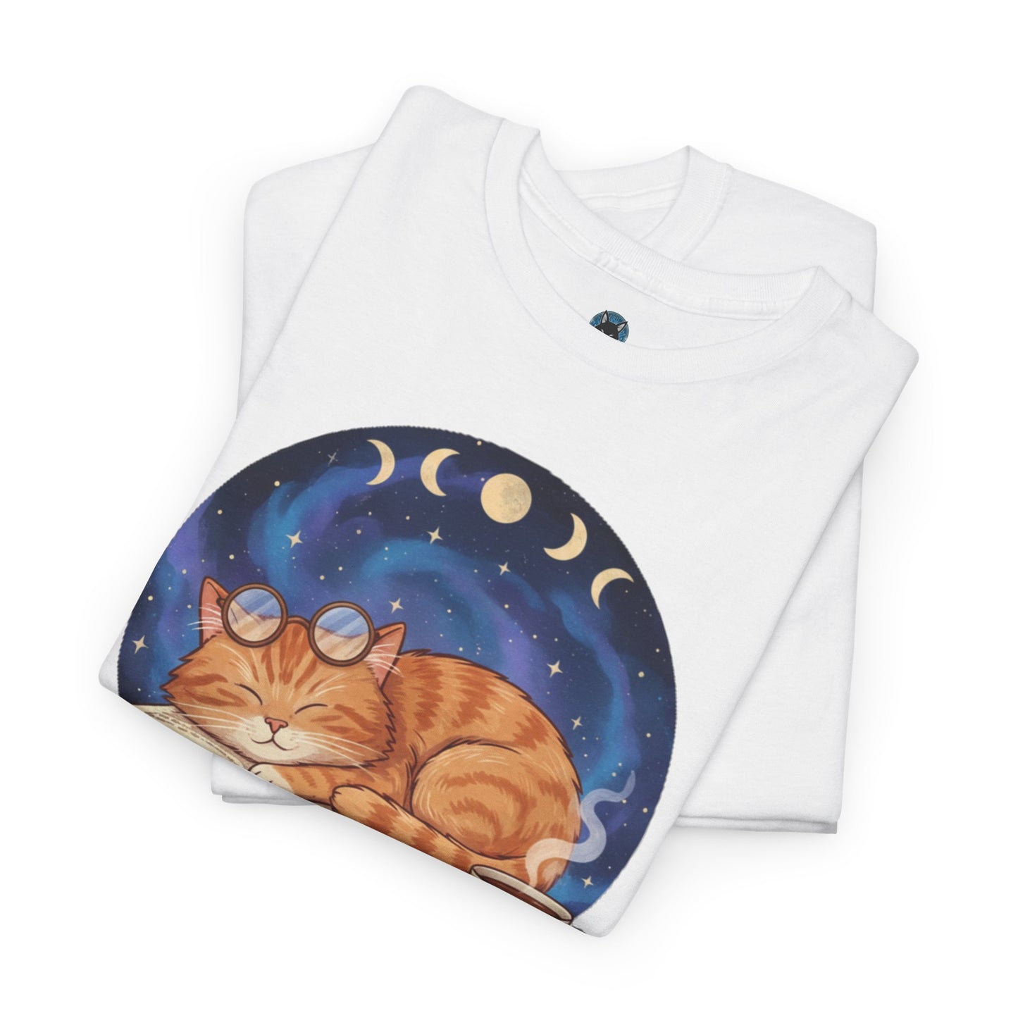 Sleeping Orange Cat shirt | My Weekends Are Booked, moon phases, cozy cat tee