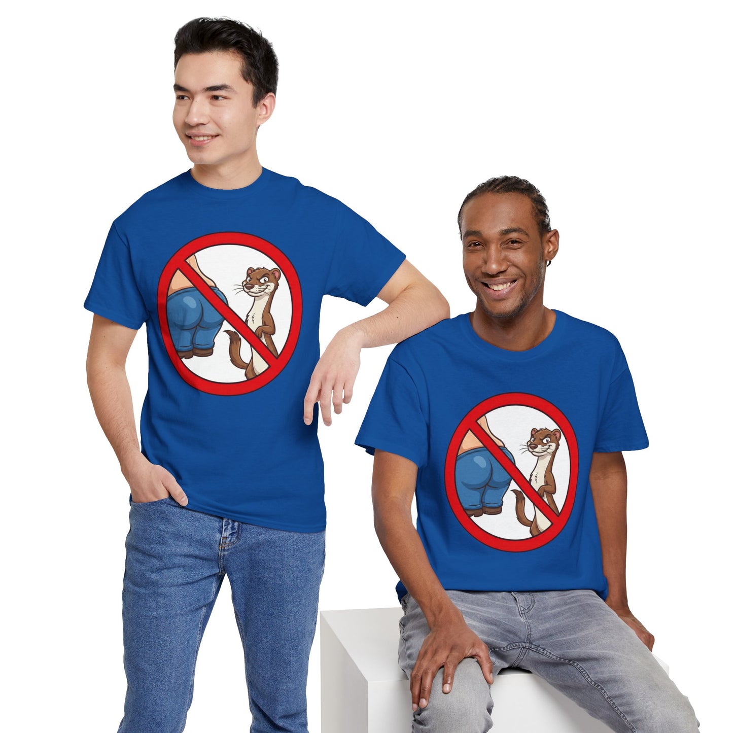 No Butt Weasels Shirt - Sarcastic Animal Graphic Tee - Funny Weird Graphic Tee - Niche Meme Shirt - Bizarre Animal Art Gag Shiret