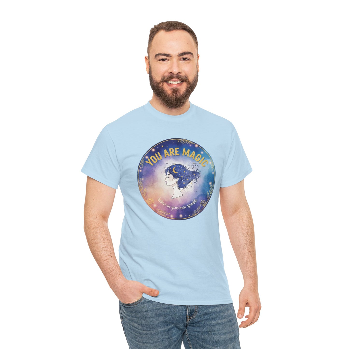 You Are Magic Astronaut Girl T-Shirt | Space Galaxy Moon Graphic Tee