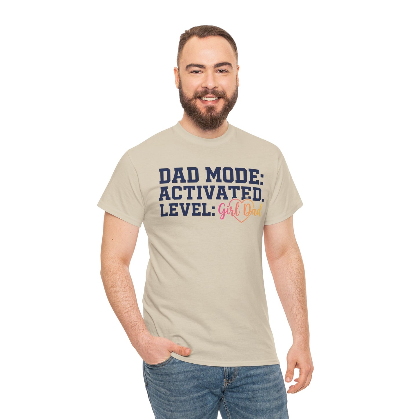 Dad Mode: Activated - Girl Dad Shirt - Funny Fathers Day Gift - New Dad Tee - Husband Present From Daughter