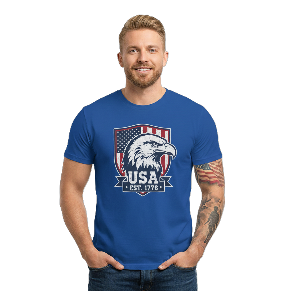 Patriotic Eagle T-Shirt