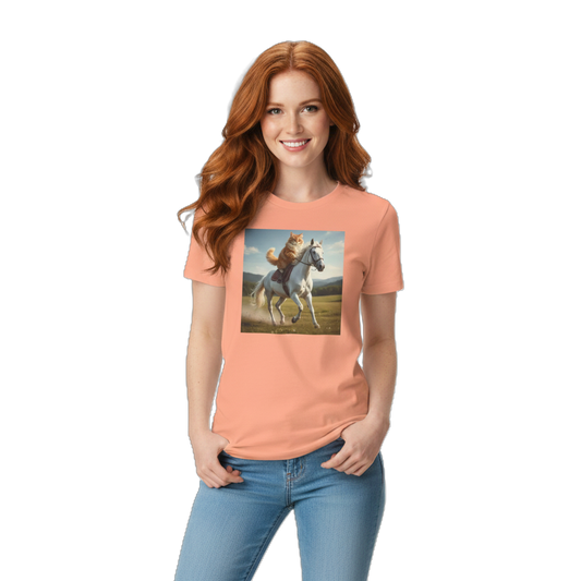Cat Riding Horse T-Shirt