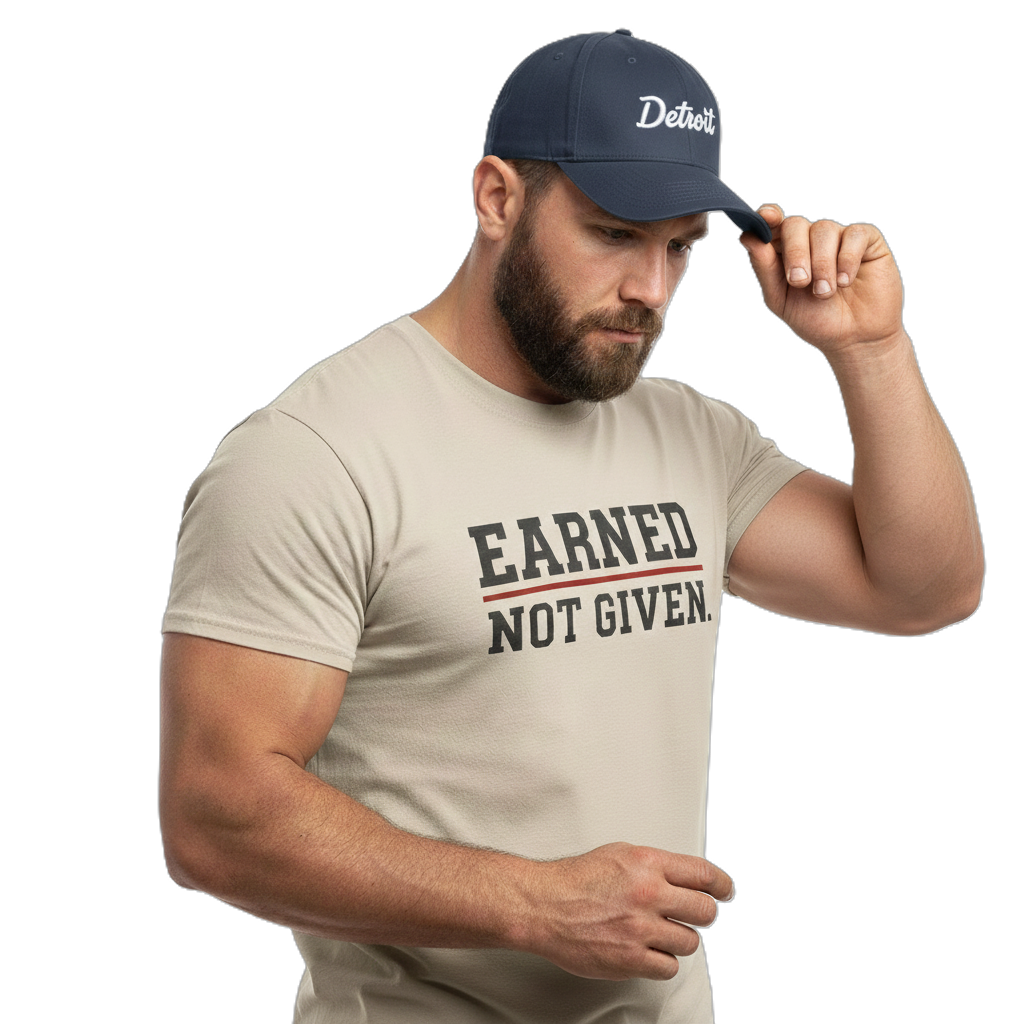 Earned Not Given Shirt - Motivational Gym Tee - Hustle Grind Apparel - Fitness Lover Gift - Inspirational Quote Top