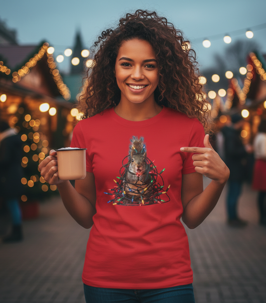 Christmas Squirrel Tee