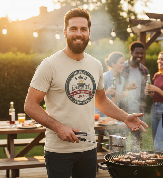 King of the Grill MVP of the Couch Shirt- Funny Dad- BBQ Gift- Weekend Warrior Legend Tee- Fathers Day