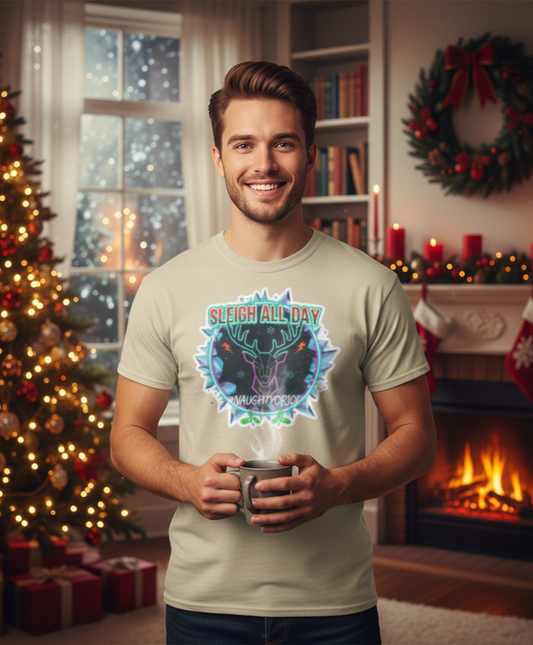 Christmas Sleigh All Day T-Shirt