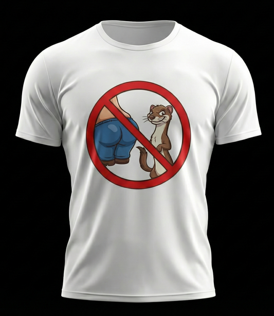 No Butt Weasels Shirt - Sarcastic Animal Graphic Tee - Funny Weird Graphic Tee - Niche Meme Shirt - Bizarre Animal Art Gag Shiret