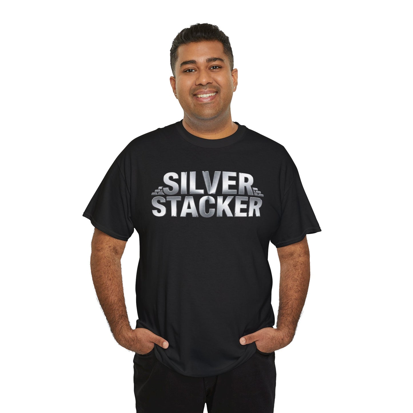 Silver Stacker Shirt -  Precious Metal Collector Gift -  Bullion Investor Tee - Silverbug Apparel - Numismatist Top