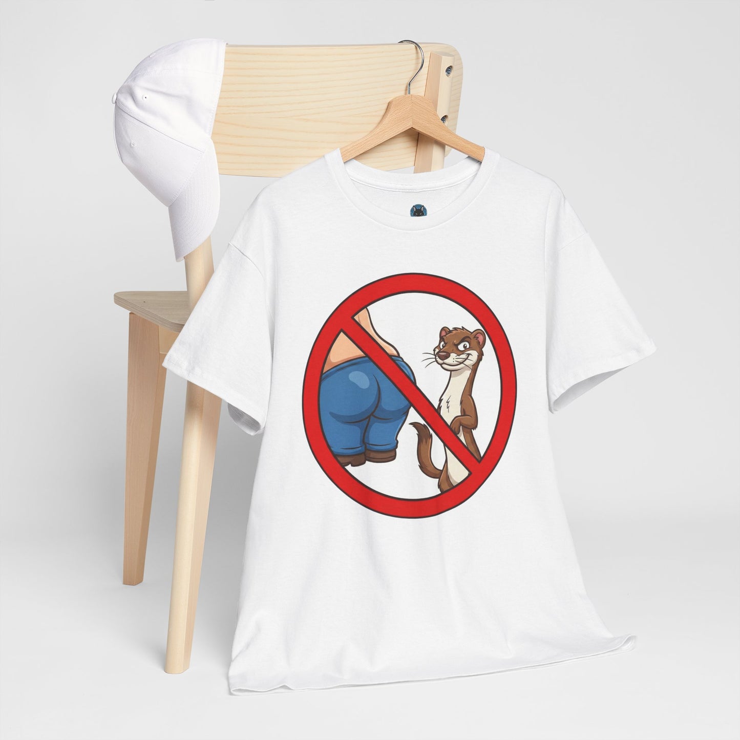 No Butt Weasels Shirt - Sarcastic Animal Graphic Tee - Funny Weird Graphic Tee - Niche Meme Shirt - Bizarre Animal Art Gag Shiret