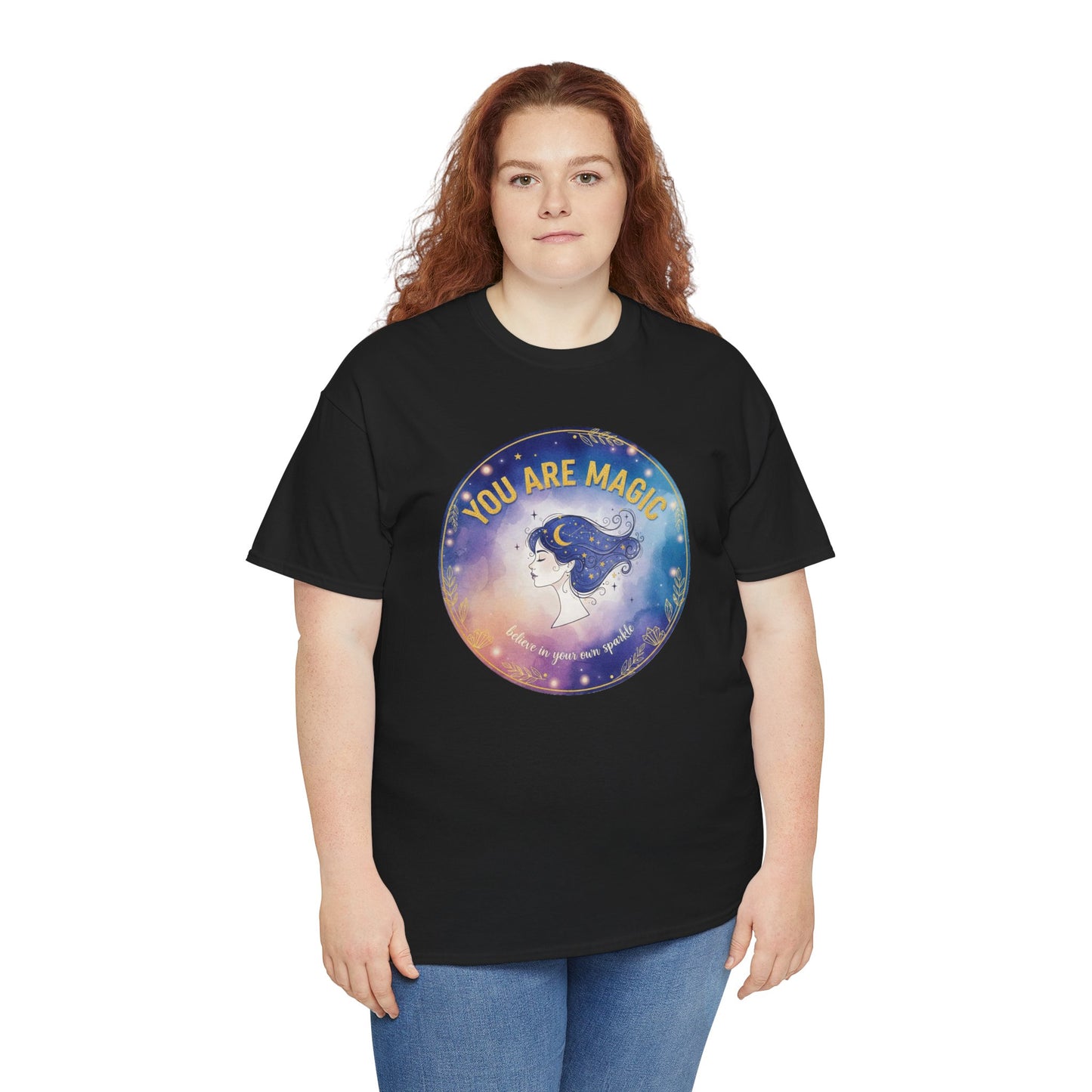 You Are Magic Astronaut Girl T-Shirt | Space Galaxy Moon Graphic Tee