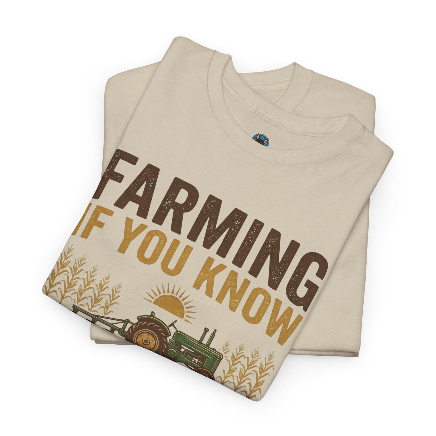 Farming If You Know you Know | Vintage Tractor Shirt | Rustic Farm Life | Agriculture Lovers Graphic Tee | Country Style Farmhouse Clothing