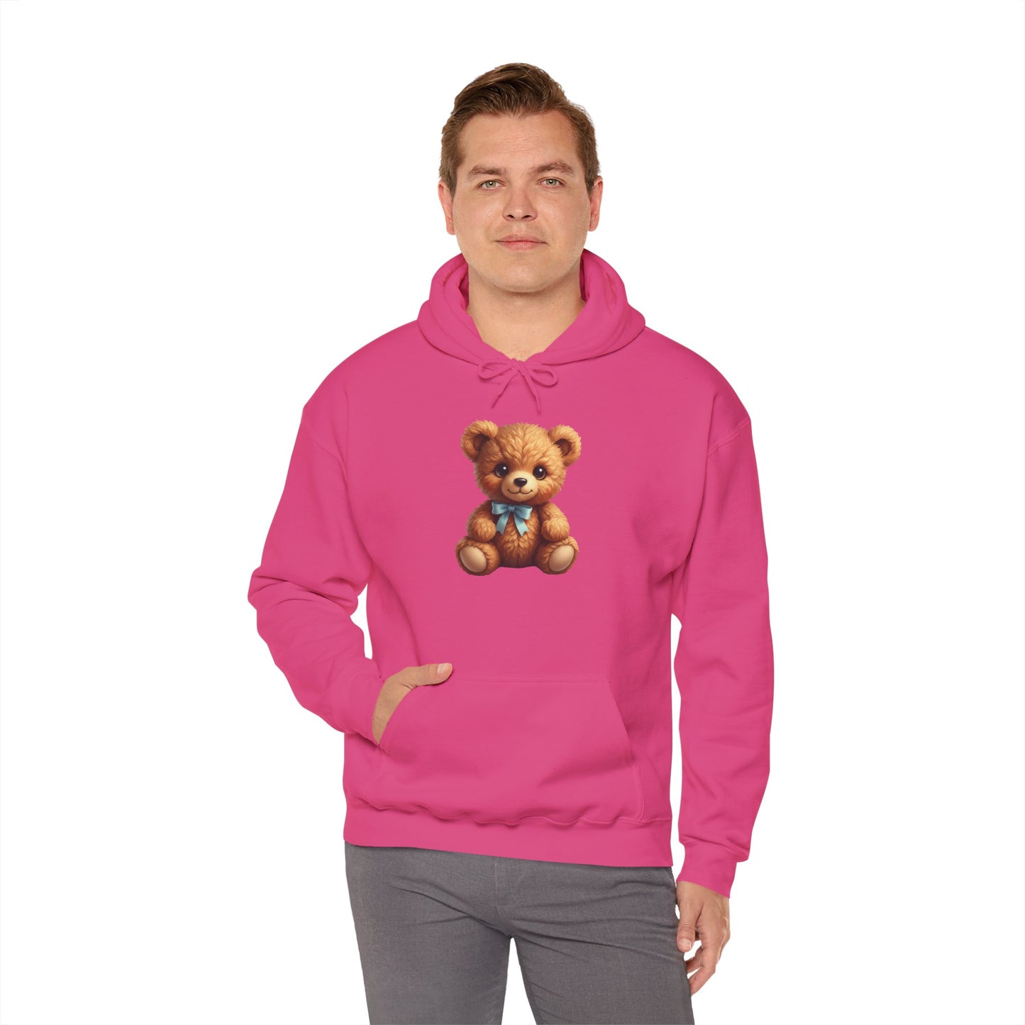 Teddy Bear Hoodie Sweatshirt - Cozy Unisex Heavy Blend™