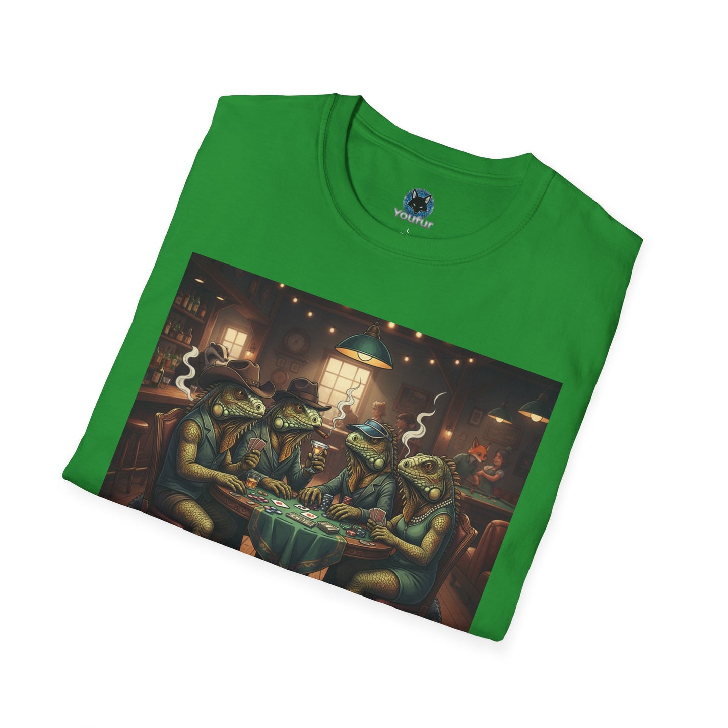 Lizards Playing Cards T-Shirt