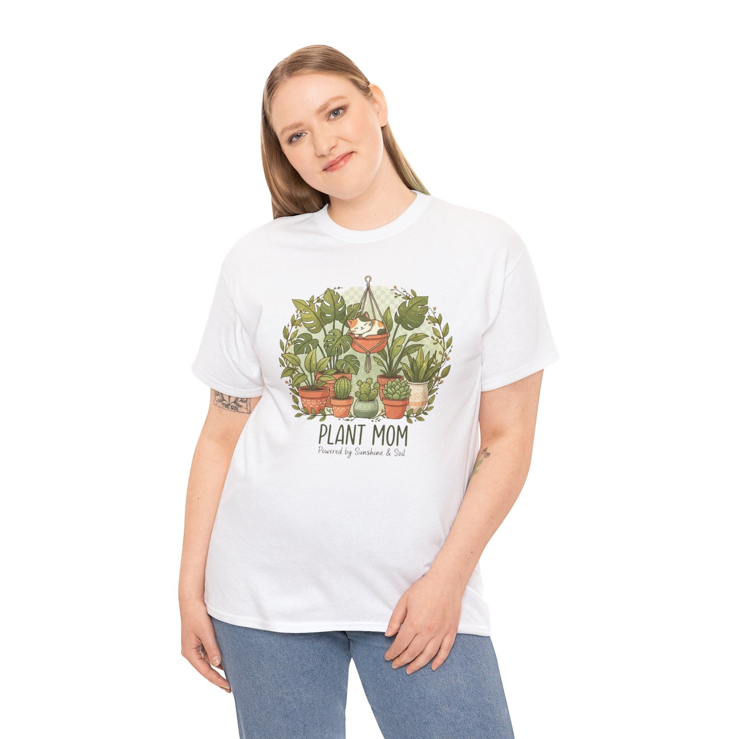 Plant Mom T-Shirt | Potted Plants Illustration, Houseplant Lover Tee