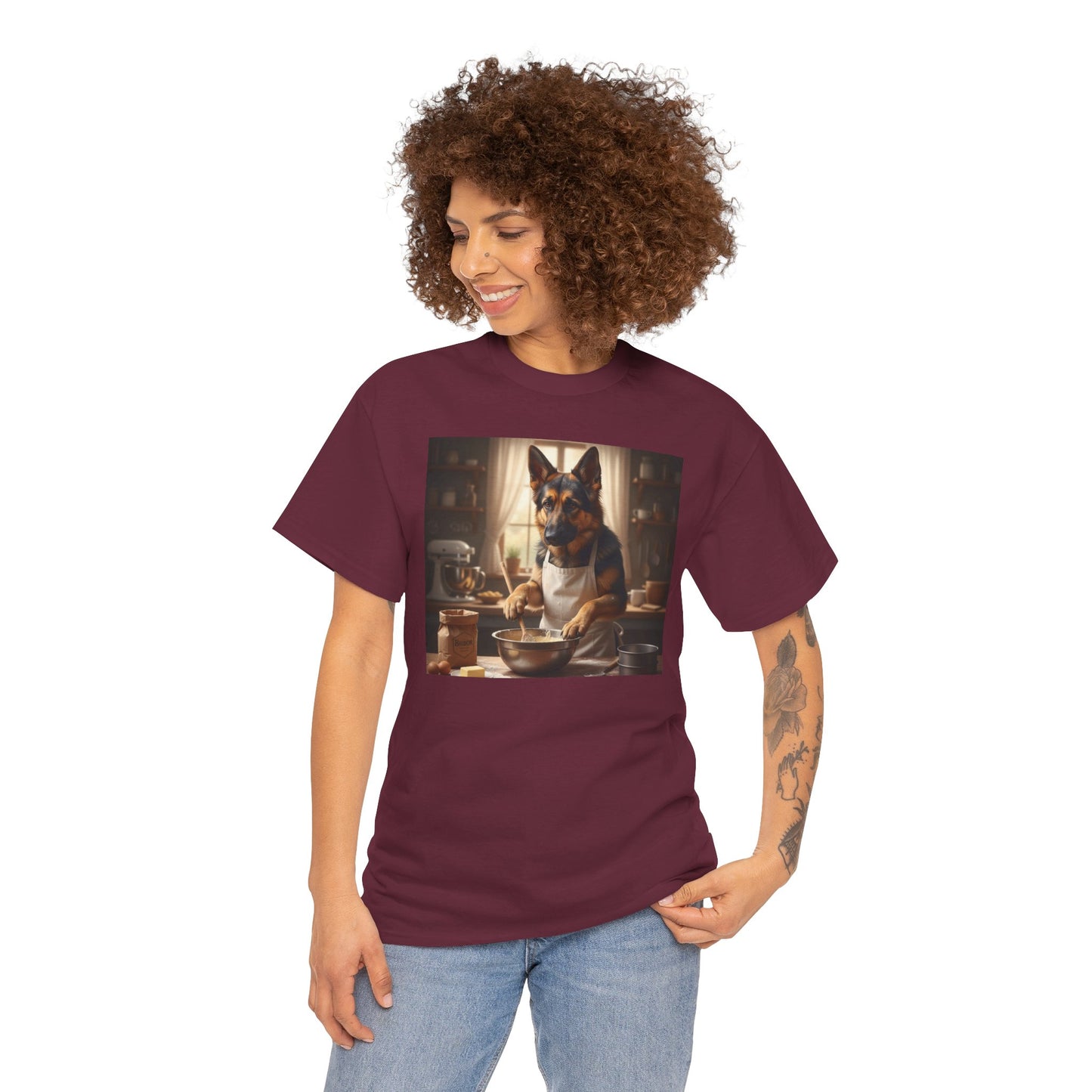 German Shepard Baking Unisex T-Shirt