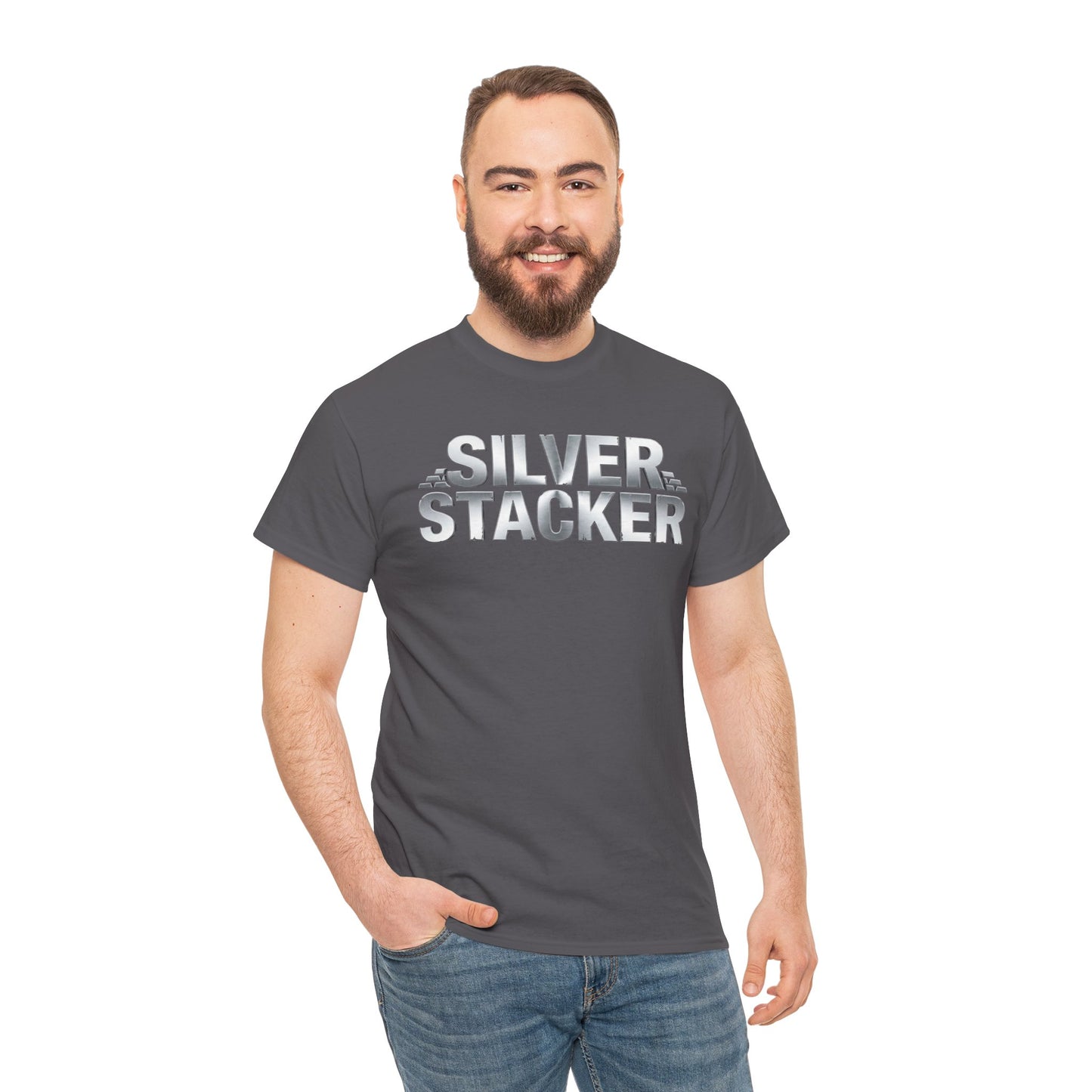 Silver Stacker Shirt -  Precious Metal Collector Gift -  Bullion Investor Tee - Silverbug Apparel - Numismatist Top