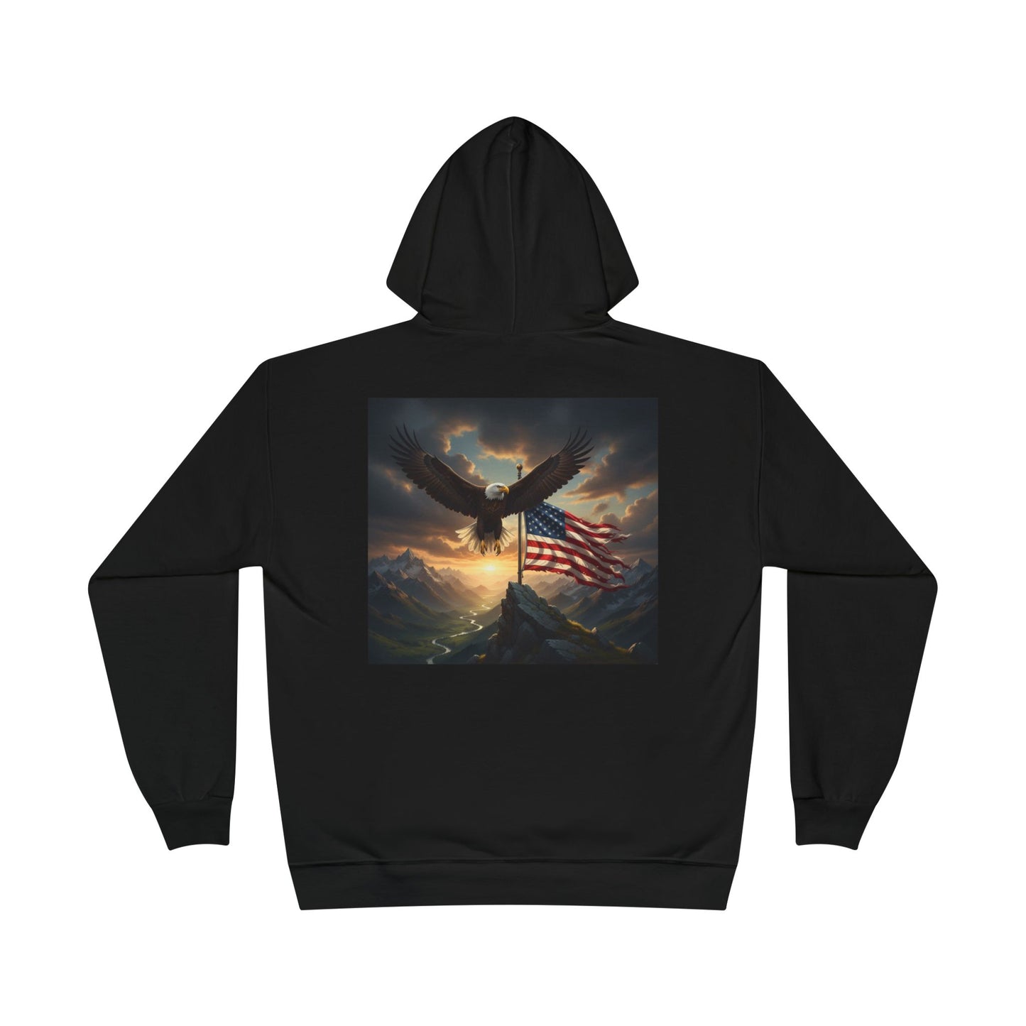 Patriotic Eagle Hoodie Sweatshirt