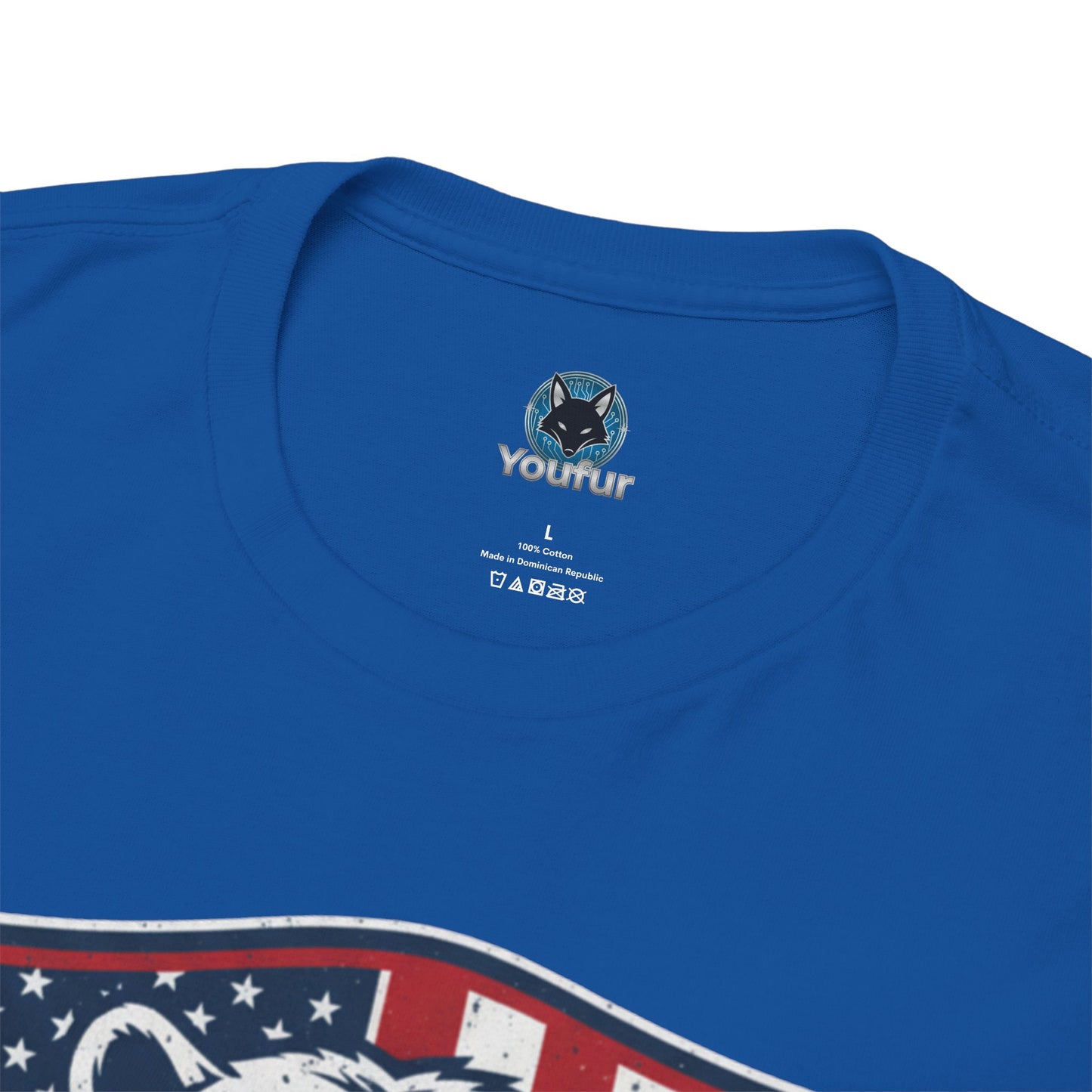Patriotic Bear Shirt -  USA Flag Shield Tee - Liberty Est 1776 Top s- 4th of July Gift - American Animal Apparel