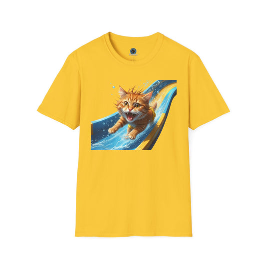 Cat Water Slide T-Shirt