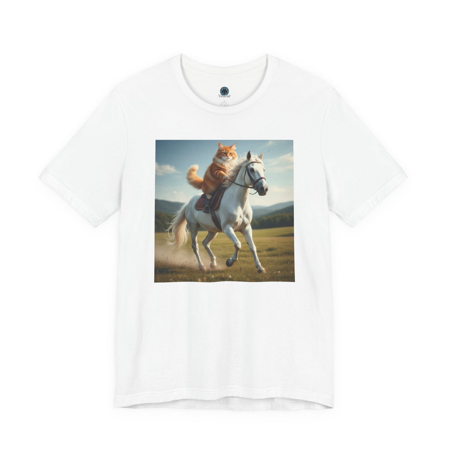 Cat Riding Horse T-Shirt