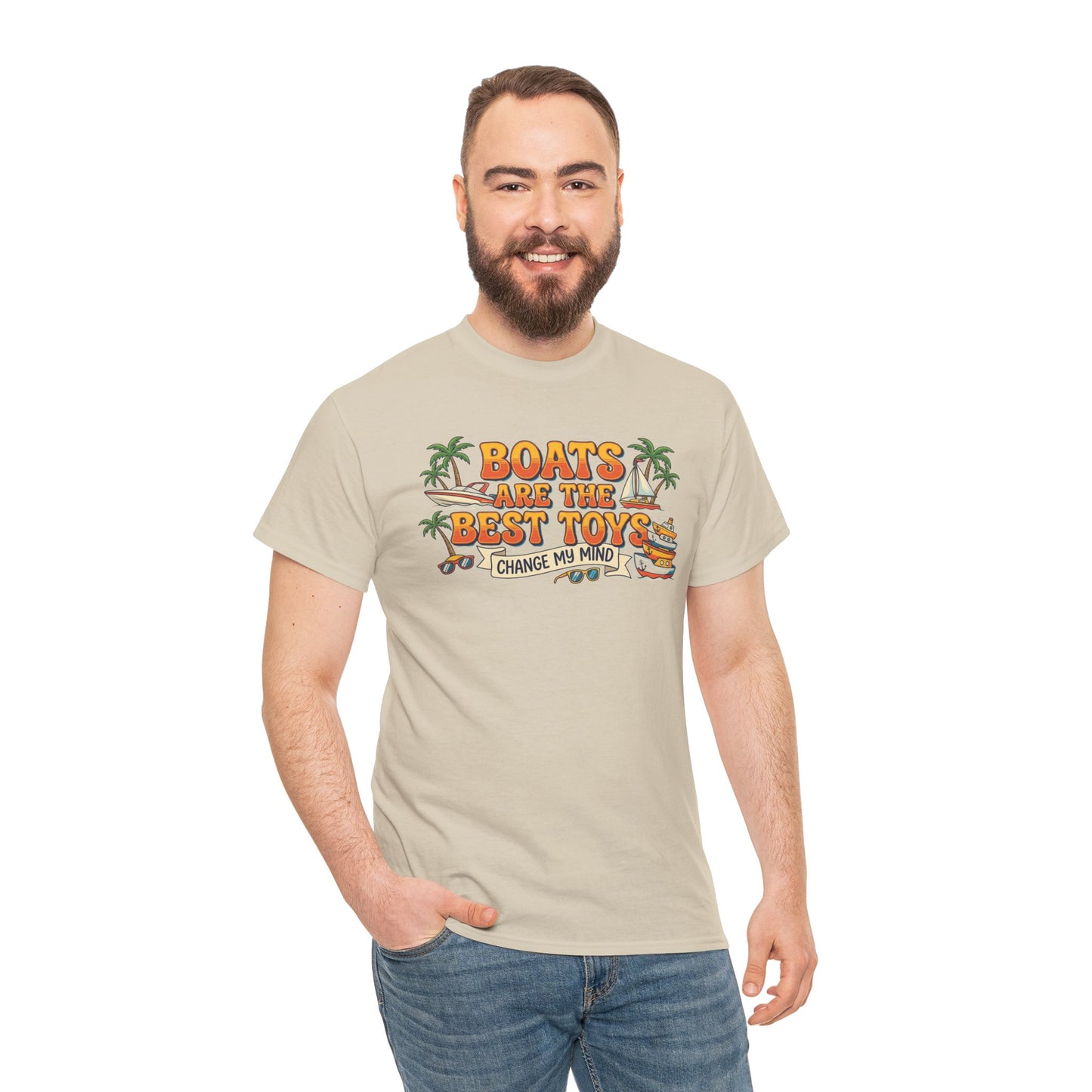 Boats Are The Best Toys Shirt - Funny Captain Gift - Summer Lake Life Tee - Nautical Boating Apparel - Vacation Top Nautical