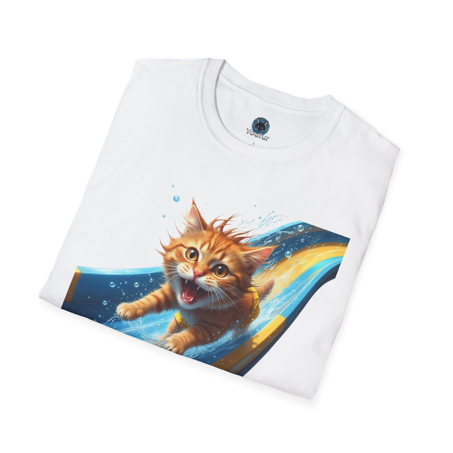 Cat Water Slide T-Shirt