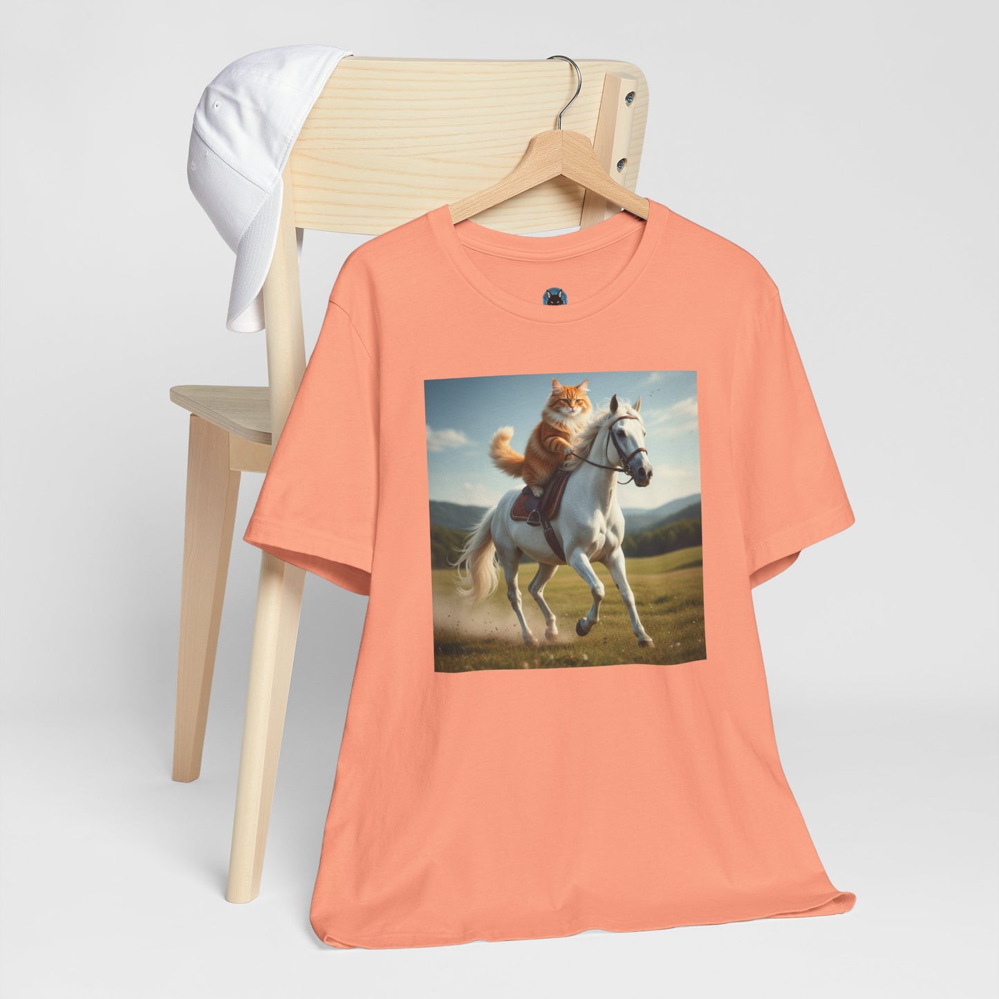 Cat Riding Horse T-Shirt
