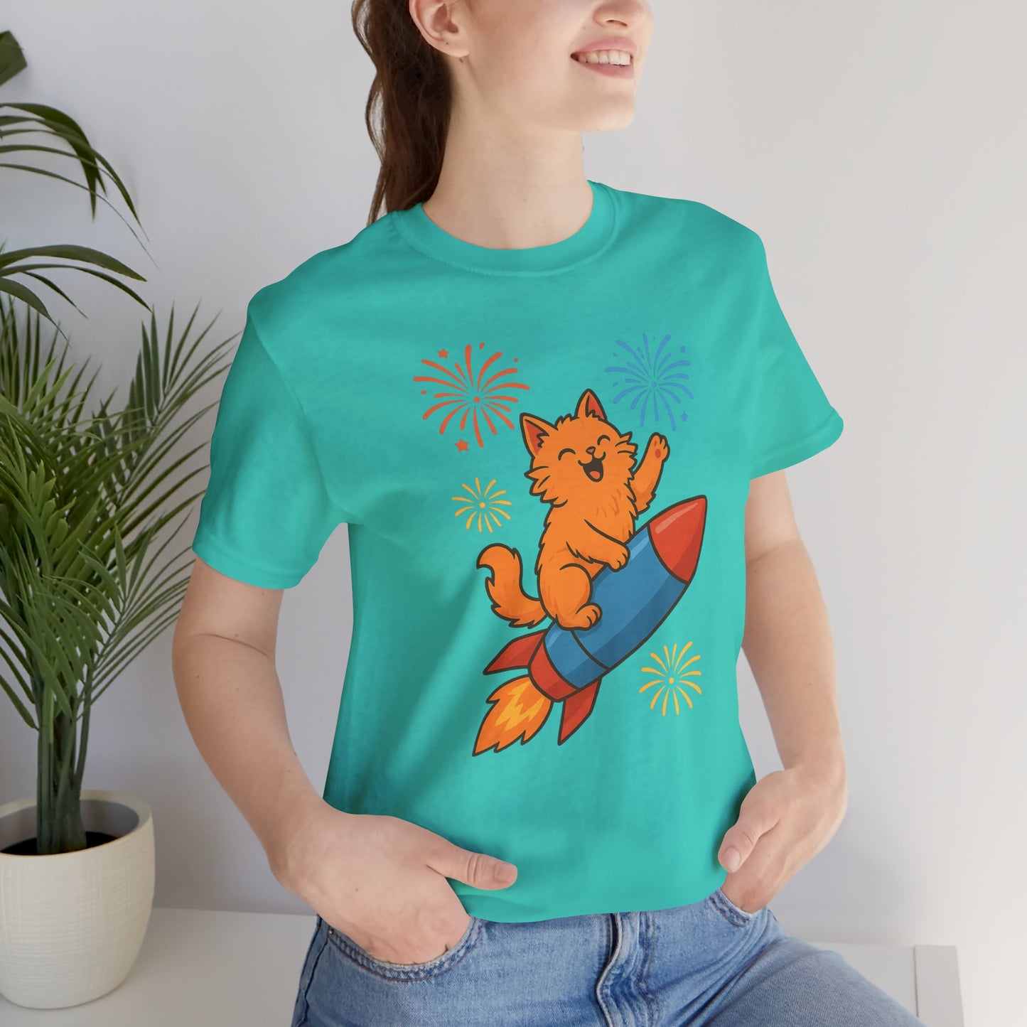 Cat Rocket T-shirt