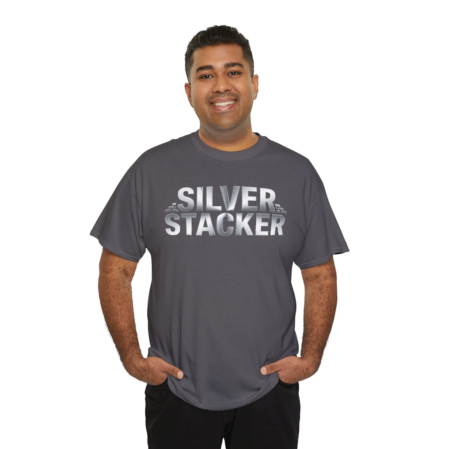 Silver Stacker Shirt -  Precious Metal Collector Gift -  Bullion Investor Tee - Silverbug Apparel - Numismatist Top